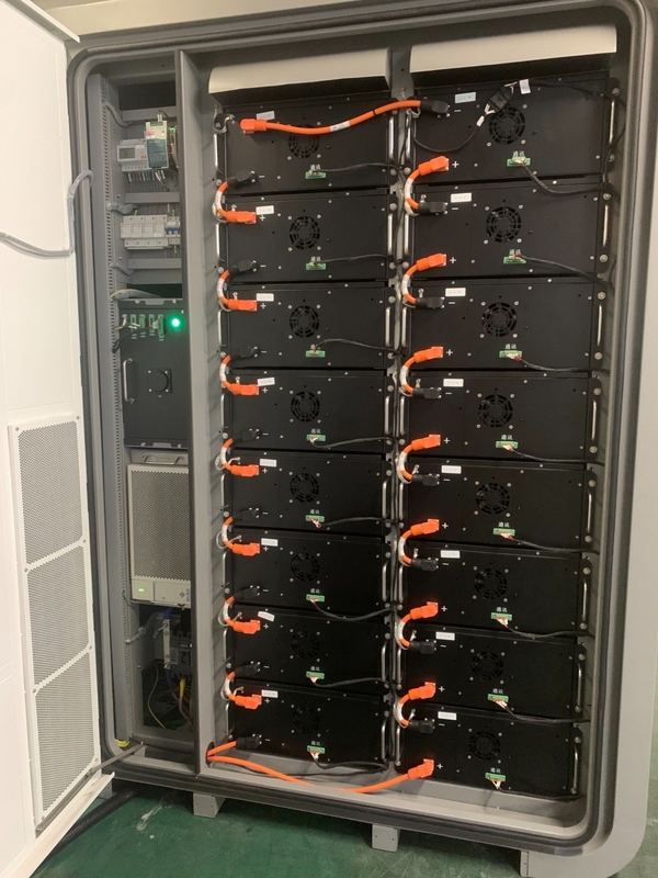 125 KW Außenflüssigkeitskühlung Energiespeichersystem Schrank für Rechenzentrum Backup