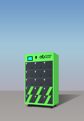 15 Ports Batterie-Austausch-Ladestation für Tuktuk-Austauschbare Batterie, 2W Motorrad
